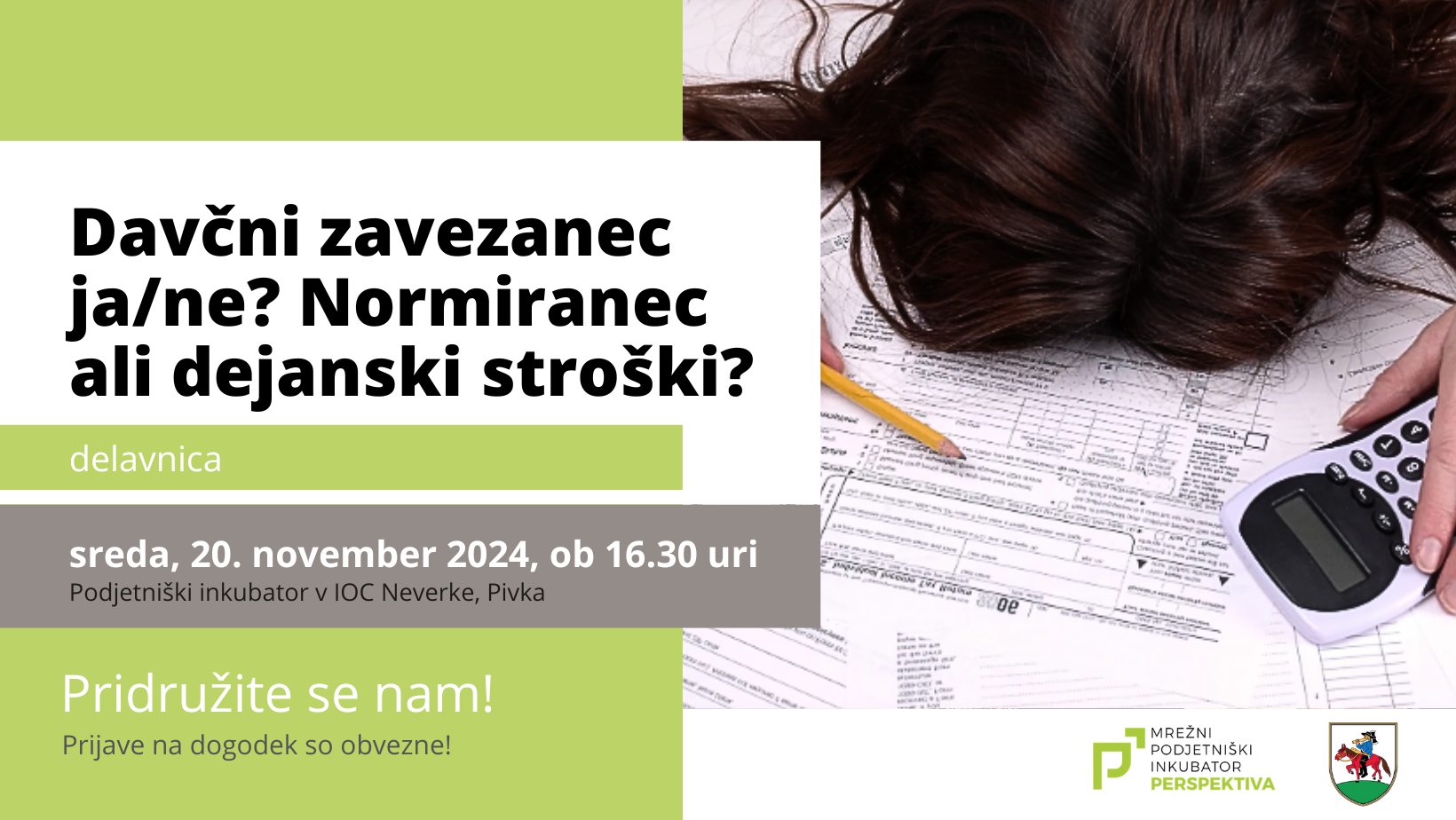 davčni zavezanec da ali ne _ vabilo